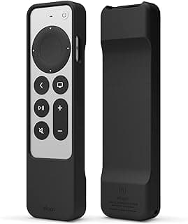 elago Capa R1 compatível com Apple TV 4K Siri Remote 3ª geração (2022) e 2ª geração (2021) - Tecnologia magnética, absorção de choque, acesso total a todas as funções (preto) - Produto 2 mais recomendado com 4.7 estrelas