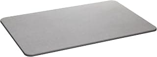 LYOR - Tapete de Pedra Diatomita para Banheiro Cinza 60cm x 39cm - Produto 2 mais recomendado com 4.5 estrelas