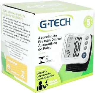 G-Tech Aparelho de pressão digital de pulso GP400, Branca - Produto 6 mais recomendado com 4.6 estrelas