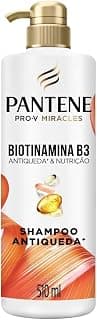 Pantene PRO-V Miracles Shampoo Antiqueda & Nutrição Biotinamina B3 para cabelos com queda 510ml - Produto 9 mais recomendado com 4.7 estrelas