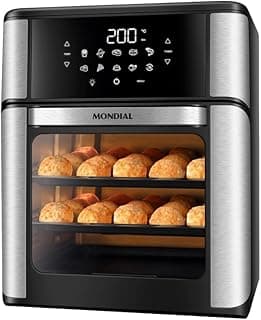 MONDIAL Fritadeira Air Fryer Forno Oven 12L, Preto/Inox, 2000W, 110V - AFON-12L-BI - Produto em review com 4.7 estrelas e 10.100 avaliações