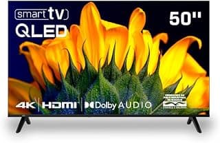 Smart TV HQ QLED 50 Polegadas HQ-QLED50SM 4K Wi-Fi Bluetooth, Dolby Audio, Apps, Netflix, YouTube e Prime Video, 3 HDMI. - Produto 10 mais recomendado com 4.8 estrelas