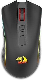 Mouse Gamer Redragon Cobra Pro RGB, Wireless, Sem Fio, 16000DPI, 8 Botões Programáveis, USB 2.4G - M711 Pro - Produto 6 mais recomendado com 4.6 estrelas