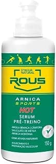 Arnica Sports Hot Serum Pré Treino, D'agua Natural, 150 g - Produto 8 mais recomendado com 4.3 estrelas