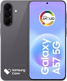 Celular Samsung Galaxy A57 5G 256GB, 8GB RAM, Câmera Tripla de até 50MP OIS, Selfie de 12MP Video HDR, IP68, Tela Super AMOLED 6.7", NFC, Recursos AI, Até 6 Atualizações de Android e Segurança (Cinza) | Câmera Tripla até 50MP OIS, Selfie 12MP Video HDR, IP68, Tela Super AMOLED 6.7", NFC - Produto 9 mais recomendado com 4.9 estrelas