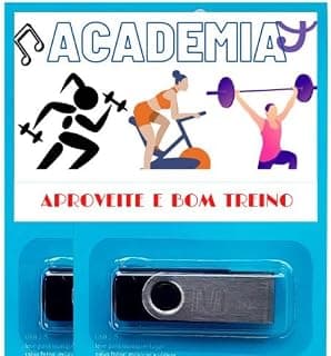 Pen drive 8gb com Músicas = Para seu Treino Academia e Corrida (mp3) - Produto 7 mais recomendado com 0 estrelas