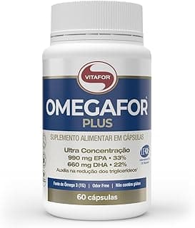 Vitafor - OmegaFor Plus - 60 Cápsulas - Produto 7 mais recomendado com 4.8 estrelas