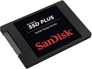 SanDisk SD Plus, 480GB, SATA, Leitura 535MB/s, Gravação 445MB/s, SDSSDA-480G-G26, Preto - Produto 2 mais recomendado com 4.8 estrelas