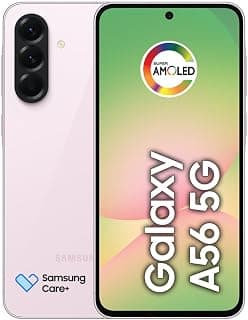 Smartphone Samsung Galaxy A56 5G 128GB, 8GB RAM, Câmera 50MP, IP67, Super AMOLED 6.7", Recursos AI, Rosa - Produto 2 mais recomendado com 4.8 estrelas
