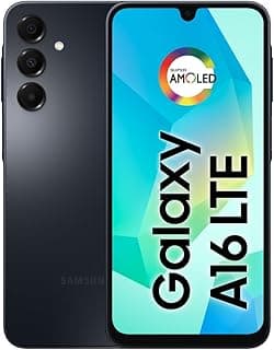Celular Samsung Galaxy A16, 128GB + 4GB RAM, Câmera de até 50MP, Tela 6.7", NFC, IP54, Bateria 5000 mAh - Preto - Produto 3 mais recomendado com 4.7 estrelas