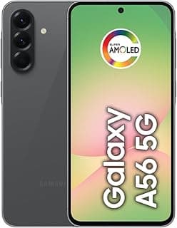 Smartphone Samsung Galaxy A56 5G 256GB, 8GB RAM, Câmera 50MP, IP67, Super AMOLED 6.7", Recursos AI, Preto - Produto 1 mais recomendado com 4.8 estrelas