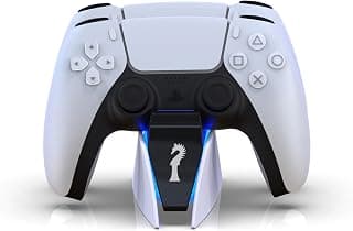 Base Caregamento PS5, Estação De Carregamento Base Dock P/ 2 Controles Sem Fio PS5,Con~sole Play~Stat-ion 5 - Produto 5 mais recomendado com 4.6 estrelas