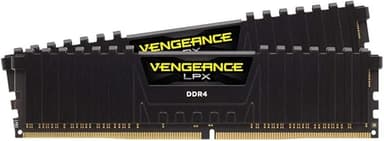 CORSAIR VENGEANCE LPX DDR4 RAM 16GB (2x8GB) 3600MHz CL18-22-22-42 1.35V Intel AMD Desktop Computer Memory - Black (CMK16GX4M2D3600C18) - Produto 2 mais recomendado com 4.8 estrelas