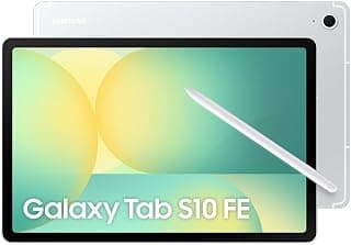 Tablet Samsung Galaxy Tab S10 FE, Prata, 128GB, 8GB RAM, Tela Imersiva de 10.9" 90Hz, Camera Traseira de 13MP, Câmera Frontal de 12MP Ultra Wide, Wifi 6, IP68, Android 15 - Produto 3 mais recomendado com 4.8 estrelas