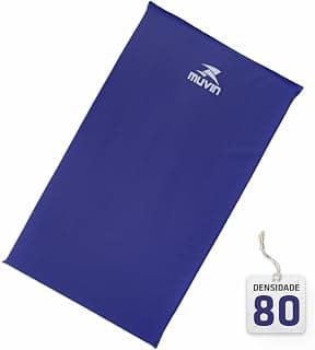 Colchonete de Academia em Espuma Alta Densidade Muvin Professional D80 - Tamanho 95cm x 55cm x 3cm - Impermeável - Costura Reforçada - Fitness Exercícios Funcional - Treino em Casa - Mais Conforto - Produto 1 mais recomendado com 4.8 estrelas