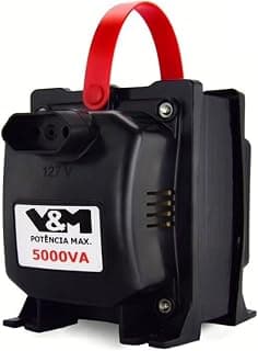 Transformador V&M 5000VA Bivolt 110/220 e 220/110 5000 VA - Produto 1 mais recomendado com 4.5 estrelas