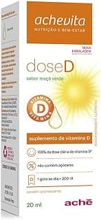 Dose D Solução Oral Gotas Sabor Maçã Verde 20mL - Produto 5 mais recomendado com 5 estrelas