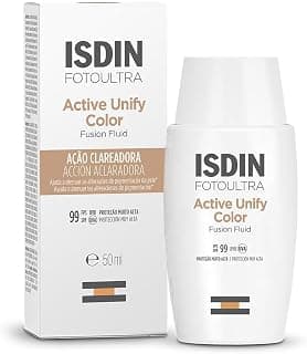 Protetor Solar e Clareador Facial ISDIN Active Unify FPS 99 - 50ml - Produto 3 mais recomendado com 4.7 estrelas