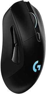 Mouse Gamer Sem Fio Logitech G703 LIGHTSPEED com RGB LIGHTSYNC, 6 Botões Programáveis, Sensor HERO 25K e Bateria Recarregável - Compatível com POWERPLAY - Produto 3 mais recomendado com 4.8 estrelas