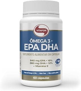 Ômega 3 EPA DHA Vitafort 60 Cápsulas - Produto 8 mais recomendado com 4.8 estrelas