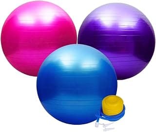 Bola Suiça 65cm Fitness Yoga Pilates Funcional Com Inflador Manual - Produto 4 mais recomendado com 4.8 estrelas