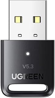 Adaptador Bluetooth 5.3 Plug Usb A Macho Design Compacto Preto Conexão Plug and Play Protocolo Interface 2.0 Compativel com Notebook Pc Taxa de Transferência de Dados 2Mbs MPOWER - Produto 3 mais recomendado com 4.7 estrelas