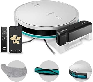 WAP Robô Aspirador de Pó ROBOT W1000 Mapeamento de Tempo Real GYRO, Base de Carregamento, Compatível com Alexa e Google - Produto 8 mais recomendado com 4.3 estrelas