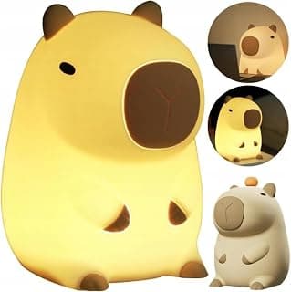 Luminária LED USB Decorativa Capivara, Luz Noturna Bebês e Adultos, Abajur Infantil - Produto 8 mais recomendado com 4.3 estrelas