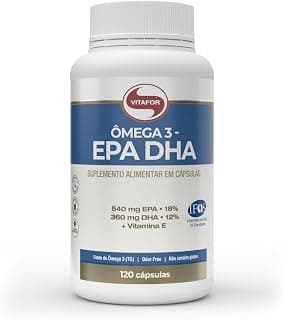 Vitafor - Ômega 3 EPA DHA - 120 Cápsulas - Produto 1 mais recomendado com 4.8 estrelas