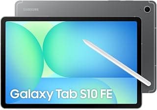 Tablet Samsung Galaxy Tab S10 FE, Cinza, 128GB, 8GB RAM, Tela Imersiva de 10.9" 90Hz, Camera Traseira de 13MP, Câmera Frontal de 12MP Ultra Wide, Wifi 6, IP68, Android 15 - Produto 1 mais recomendado com 4.8 estrelas