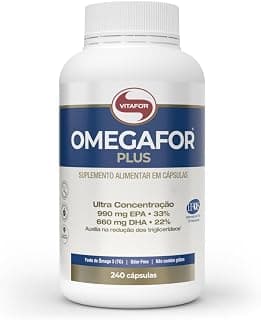 Vitafor - Omegafor Plus - 240 Cápsulas - Produto 3 mais recomendado com 4.8 estrelas