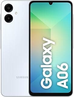 Smartphone Samsung Galaxy A06 128GB, 4GB RAM, Processador Octa-Core, Bateria de 5000mAh, Tela Infinita de 6.7", Câmera Traseira Dupla, Dual Chip - Branco - Produto 4 mais recomendado com 4.7 estrelas