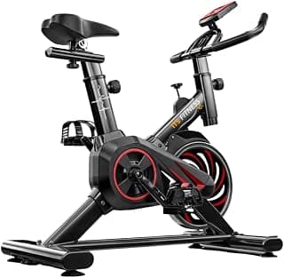 Bicicleta ergométrica spinning ITS Fitness - Roda 8 kg de inércia com monitor LCD - Bike Spinning - Capacidade 110 kg - Produto 7 mais recomendado com 4 estrelas