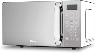 Micro-ondas Philco 20 Litros Limpa Fácil Espelhado Branco PMO23EB - 220V - Produto 6 mais recomendado com 4.6 estrelas