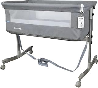 Berço Portátil Sleep 3 em 1 Moisés Co-bed Acopla na Cama - Cinza Kababy - Produto 6 mais recomendado com 4.7 estrelas