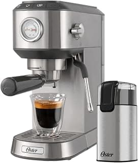 Oster Kit Cafeteira Espresso Compacta e Moedor de Café Elétrico Oster - 220V - Produto 9 mais recomendado com 0 estrelas