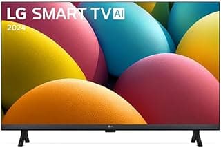 Smart TV 32" LG HD 32LR600B Processador α5 Ger6 AI Alexa integrado LG Channels webOS 23 compatível com Controle Smart Magic - Produto em review com 4.7 estrelas e 1.600 avaliações