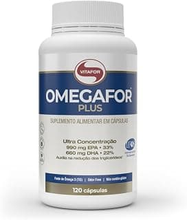 Vitafor - Omegafor Plus- 120 Cápsulas - Produto 2 mais recomendado com 4.8 estrelas