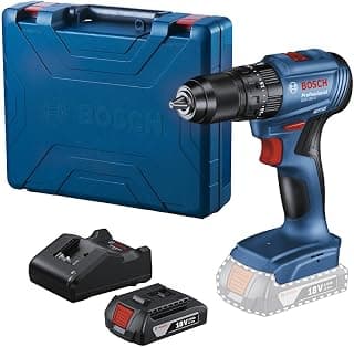 Bosch Furadeira Parafusadeira Impacto 18V GSB185LI-1B Sem Fio, 1 bateria e maleta - Produto 5 mais recomendado com 4.8 estrelas