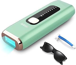 MEUKPE Dispositivo de Depilação a Laser IPL para Mulheres e Homens em Casa, 999.900 Flashes Permanentes para Tratamento Facial, Pernas, Braços, Linha de Biquíni, Corpo Inteiro - Produto 4 mais recomendado com 4.4 estrelas