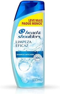 Shampoo Anticaspa Head & Shoulders Limpeza Eficaz 650 ml - Produto 5 mais recomendado com 4.8 estrelas