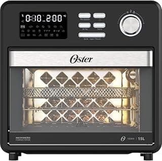 Oster Forno e Fryer 15L Multifunções Compact 10 em 1 OFOR160-220 - Produto 8 mais recomendado com 4.4 estrelas
