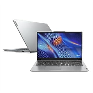Notebook Lenovo IdeaPad 1 R5-7520U 8GB 512GB SSD Linux 15.6" 82X5S00500 Cloud Grey - Produto 4 mais recomendado com 5 estrelas