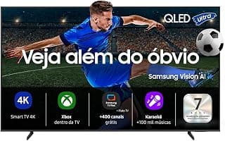 Samsung Vision AI TV 55" QLED ULTRA 4K QEF1 2025 - Produto 5 mais recomendado com 4.7 estrelas