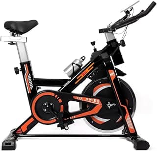 Bicicleta ergométrica, bike spinning com Roda de Inércia 13kg MK Fit, Silenciosa, Banco confortável Soft Resistance, Bike Spinning - Produto 10 mais recomendado com 0 estrelas