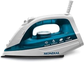 MONDIAL Ferro a Vapor, Azul/Branco, 1200W, 110V - F-32 - Produto 8 mais recomendado com 4.3 estrelas