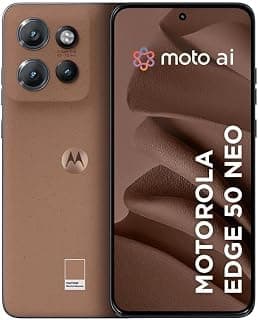 Smartphone Motorola Edge 50 Neo 5G - 256GB 16GB (8GB RAM+8GB Ram Boost) 50MP Sony Camera Moto AI Ultrarresistencia militar Mocha Mousse - Vegan Leather - Produto 7 mais recomendado com 4.8 estrelas