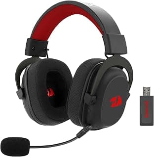 Headset Gamer Redragon Zeus Pro Preto Sem Fio 7.1 H510-PRO - Produto em review com 4.7 estrelas e 3.200 avaliações