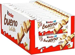 Kinder Bueno White 30undx43g Ferrero - Produto 3 mais recomendado com 4.6 estrelas
