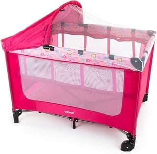 Cosco Kids, Berço Portátil Happy, 0 a 15kg , Rosa - Produto 2 mais recomendado com 4.8 estrelas